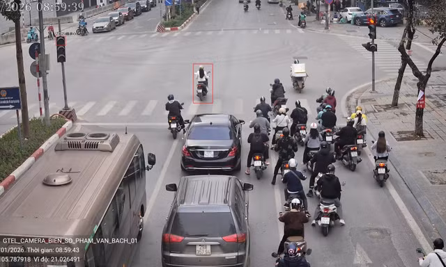 Danh sách xe bị phạt nguội qua camera AI tại Hà Nội tuần qua