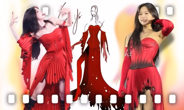 Concert DEADLINE: Jennie “đụng hàng” trang phục của Ngu Thư Hân từ 2 năm trước? 