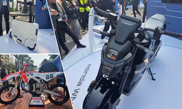 Loạt xe máy điện tương lai của Honda xuất hiện tại Hà Nội