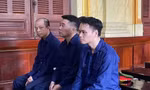 Các bị cáo tại phiên tòa.