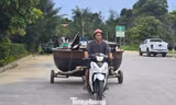 Người dân phố biển chằng chống nhà, kéo thuyền thúng về nhà tránh bão số 5