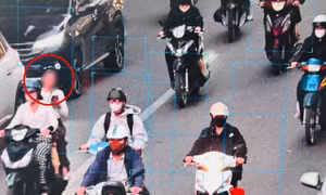 Camera AI 'soi' đến tận cổng trường, phát hiện nhiều học sinh vi phạm giao thông