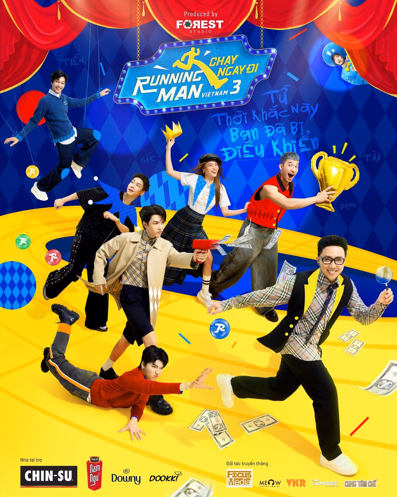 Running Man Việt Nam mùa 3 đang trở thành "cơn sốt" thời gian gần đây. Ảnh: RMV.