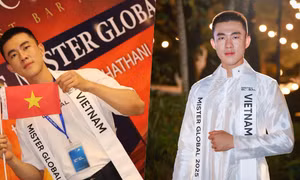 Đoàn Công Vinh khẳng định tinh thần thép tại Mister Global 2025: 'Càng khó khăn tôi càng mạnh mẽ'
