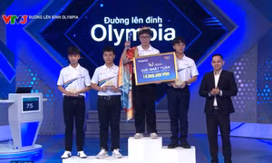 Nam sinh THPT chuyên Sơn Tây xuất sắc thắng cuộc thi Tuần Olympia 2026