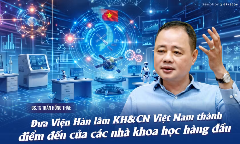 GS.TS Trần Hồng Thái: Đưa Viện Hàn lâm KH&CN Việt Nam thành điểm đến của các nhà khoa học hàng đầu