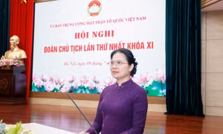 Chức danh lãnh đạo Mặt trận Tổ quốc các cấp được cử theo nguyên tắc hiệp thương dân chủ
