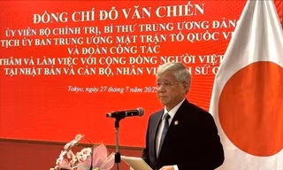 Chủ tịch Ủy ban Trung ương Mặt trận Tổ quốc Việt Nam Đỗ Văn Chiến thăm, làm việc tại Nhật Bản