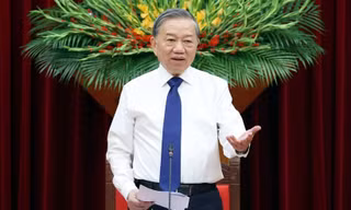 Tổng Bí thư Tô Lâm gặp mặt Ban Thường vụ Trung ương Hội Khuyến học Việt Nam
