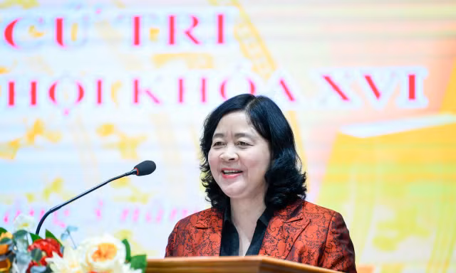 Chủ tịch Ủy ban Trung ương MTTQ Việt Nam Bùi Thị Minh Hoài: Lắng nghe ý kiến cử tri, thúc đẩy chính sách vì người dân