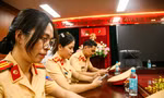 CSGT Hà Nội thi sát hạch ứng xử, lễ tiết, tác phong