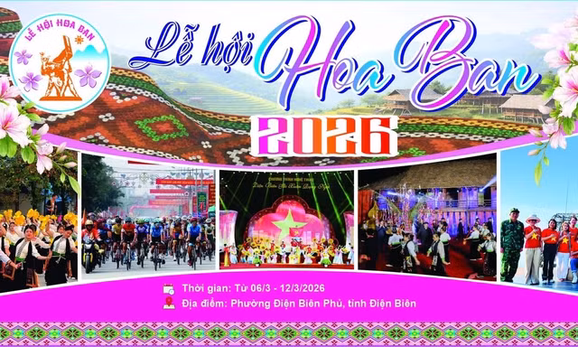 Lễ hội Hoa Ban 2026 bùng nổ sắc màu với carnaval đường phố