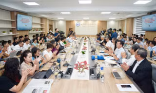 Đại biểu dự Hội thảo sáng nay. 