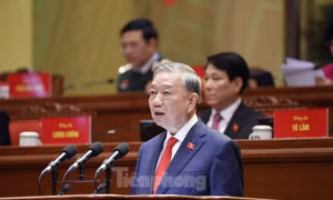 Tổng Bí thư Tô Lâm: Đại hội XIV có trọng trách lịch sử xác lập những quyết sách mang tính 'bệ phóng'