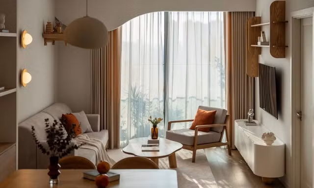 Cải tạo căn hộ 87m² với chi phí 380 triệu đồng