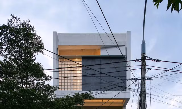 Nhà phố 100m2 thiết kế không phòng khách