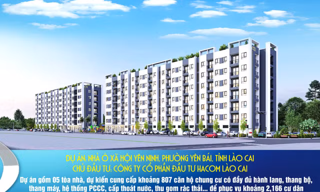Lào Cai chấp thuận đầu tư dự án nhà ở xã hội gần 900 tỷ đồng