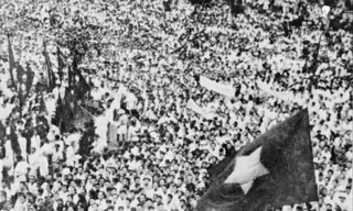 Quảng trường Ba Đình lịch sử ngày 2/9/1945 Ảnh: TTXVN