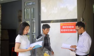 Xã đảo Nhơn Châu, tỉnh Gia Lai. Ảnh: Trương Định