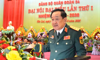 Xây dựng Quân đoàn 34 vững mạnh về chính trị, hoàn thành tốt mọi nhiệm vụ