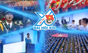 Đại biểu tề tựu về Thủ đô Hà Nội tham dự Đại hội Đoàn toàn quốc lần thứ XIIIẢnh: Xuân Tùng