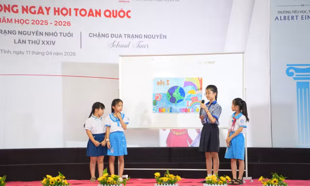 115 học sinh Hà Tĩnh sôi nổi tranh tài Trạng Nguyên nhỏ tuổi