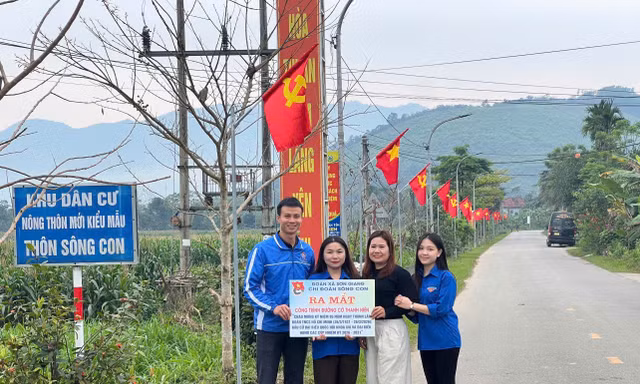 Tuyến đường mang dấu ấn thanh niên 