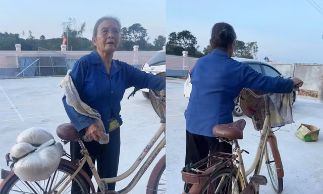 Rưng rưng món quà của cụ bà 72 tuổi gửi vào vùng lũ
