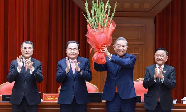 Tổng Bí thư Tô Lâm tiếp tục giữ cương vị Tổng Bí thư khóa XIV