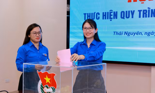Tỉnh Đoàn Thái Nguyên tổ chức Hội nghị thực hiện quy trình về công tác cán bộ