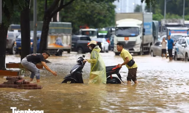 Hà Nội chính thức có 'Bản đồ mưa ngập' 