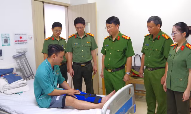 Truy bắt tội phạm ma túy, một chiến sĩ công an bị thương nặng