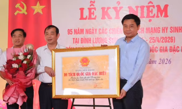 Nơi 7 chiến sĩ bị hành quyết trở thành di tích quốc gia đặc biệt