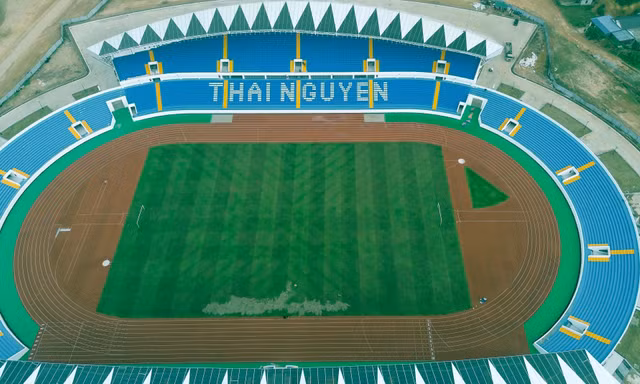 Cận cảnh sân vận động lớn nhất khu vực miền núi phía Bắc sắp khánh thành