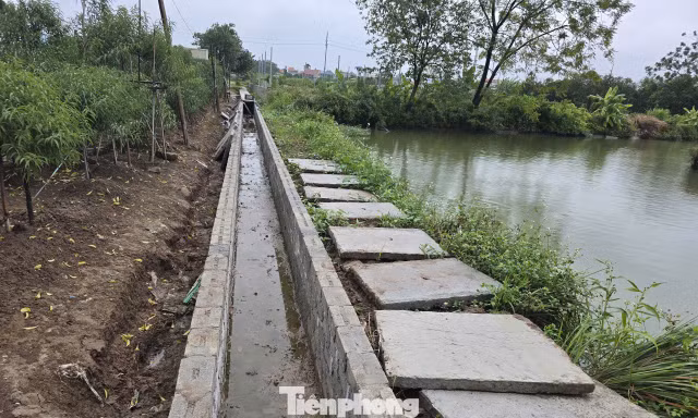 Vụ góp tiền xây mương tiêu bị yêu cầu xử lý: Người dân tự tháo dỡ công trình, xã cam kết xây mới