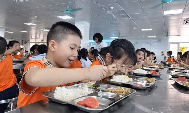 Hà Nội lập đoàn kiểm tra đột xuất bữa ăn bán trú học sinh sau ồn ào rau 'phù phép'