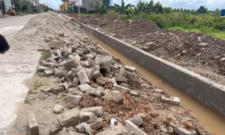 Quảng Ninh: Cống thoát nước gần 20 tỷ đồng vừa thi công đã sạt lở sau mưa