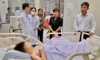 Bệnh nhân điều trị tại bệnh viện ĐK Tiền Giang. Ảnh: BV ĐK TG