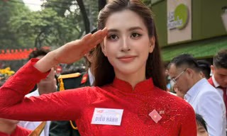 Tiểu Vy, Lương Thùy Linh hồi hộp khi trình diễn cùng 80 nghệ sĩ ở Quảng trường Ba Đình