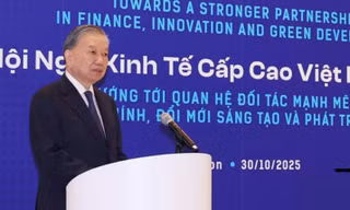 Tổng Bí thư Tô Lâm phát biểu tại Hội nghị Kinh tế cấp cao Việt Nam - Vương quốc Anh