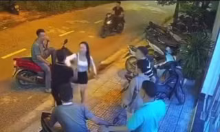Tạm giữ 2 đối tượng vụ cô gái bị hành hung trước quán karaoke ở Ninh Bình