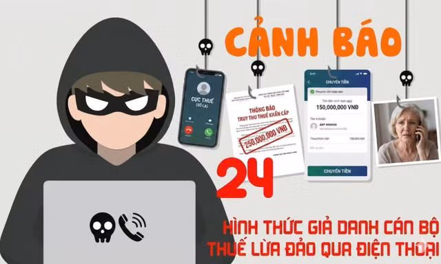 Chủ doanh nghiệp mất gần 1 tỷ đồng sau cuộc gọi xưng danh 'cán bộ thuế'