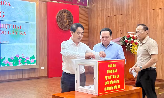 Khánh Hòa quyên góp được gần 2,4 tỷ đồng ủng hộ đồng bào bị thiệt hại bởi bão Bualoi