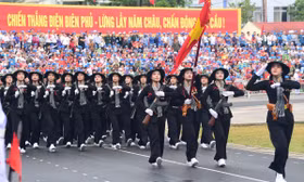 Hình ảnh ấn tượng tại Lễ diễu binh, diễu hành Kỷ niệm 70 năm Chiến thắng Điện Biên Phủ
