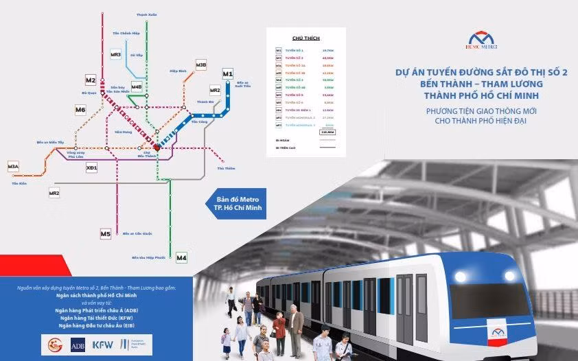 Thương thảo bất thành, TPHCM thay tư vấn tuyến metro số 2