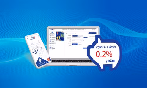 'Gửi thật tiện – Lãi thật cao' với tiền gửi online của BIDV