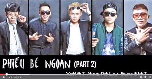 Bài hát Phiếu bé ngoan part 2 vẫn vô tư xuất hiện trên YouTube sau khi 6 trang nhạc bị yêu cầu gỡ bỏ 