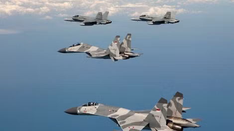  Tiêm kích Su-27/30 Indonesia tập trận.