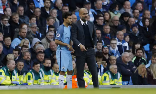 Guardiola không đánh giá cao tầm quan trọng của cuộc đối đầu với Man Utd ở Cup Liên đoàn. Ảnh: Reuters.