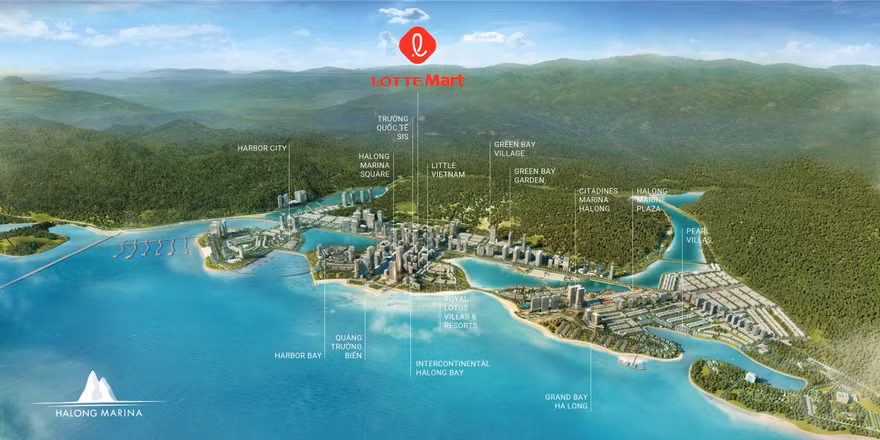 Bim Land hợp tác với Lotte Mart tại Hạ Long